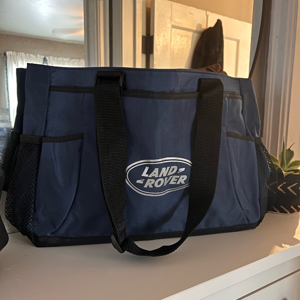 LAND ROVER (LEED"S) Shoulder Tote Bag Blue & Black
